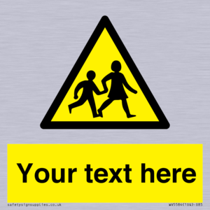 Custom Warning children Sign